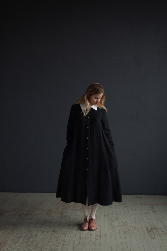 linen coat dress