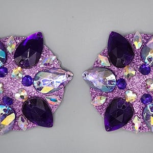 Purple Mix Burlesque Pasties