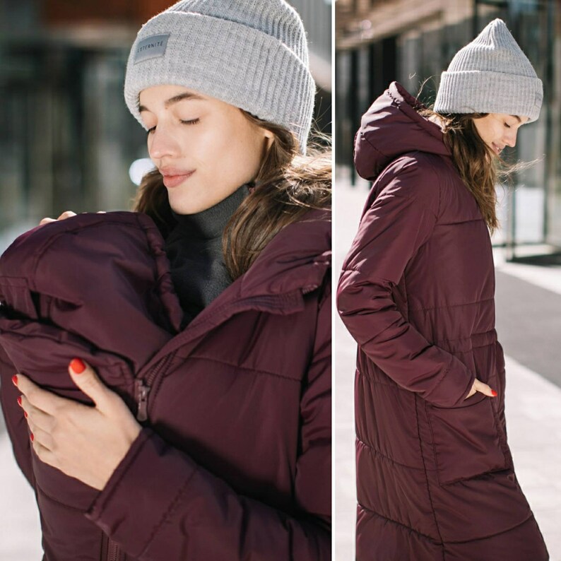 Green Baby wearing winter coat 4in1 Babywearing coat Etsy