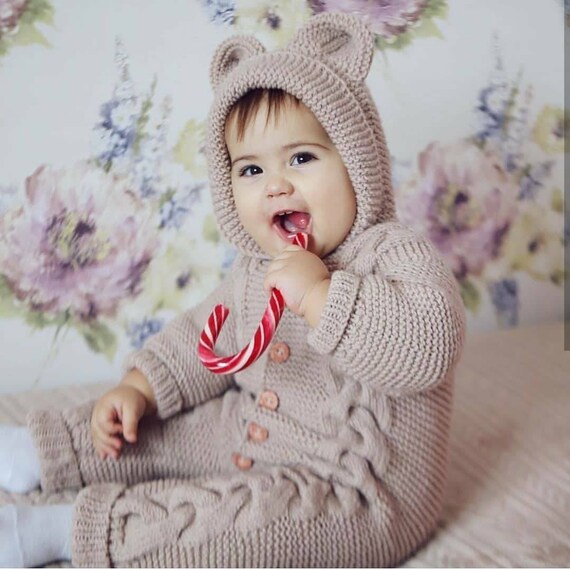 baby overall winter teddy