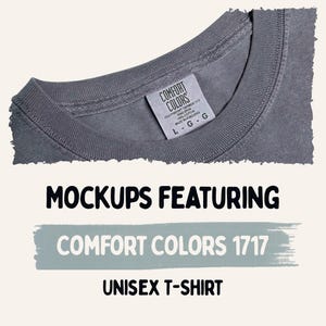 Comfort Colors C1717 Mockup by MoxxyMocks