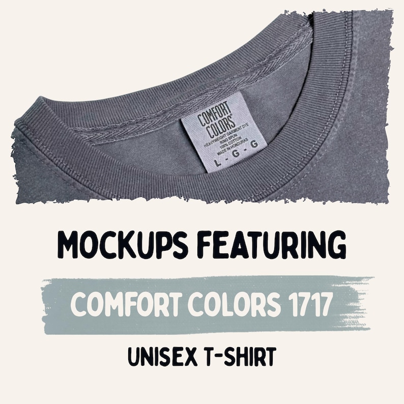 Comfort Colors C1717 Mockup by MoxxyMocks