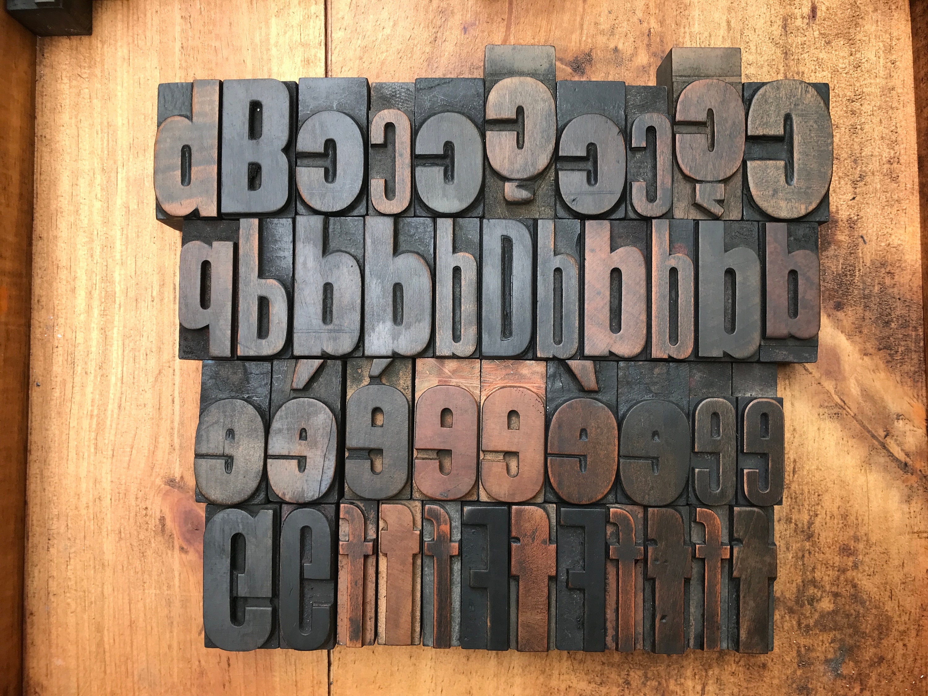 Wooden letterpress - Etsy 日本