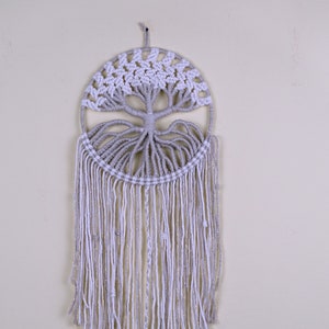Tree of life in macramé