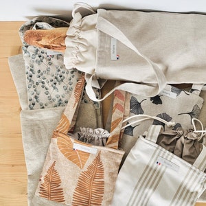 Sac à baguettes / à pain doublé et résistant pour transport & conservation