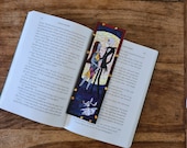 Nightmare Before Christmas Bookmark, Disney, Jack Skellington with Sally and Zero