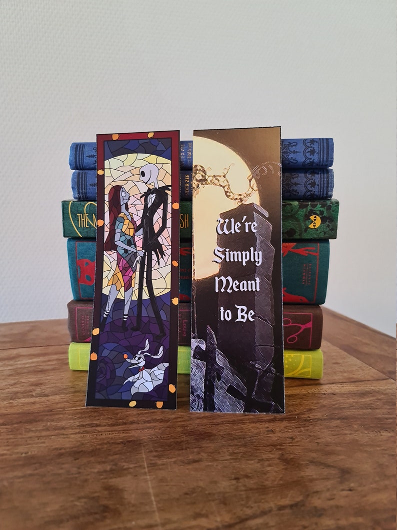 Nightmare Before Christmas Bookmark Disney Jack Skellington | Etsy