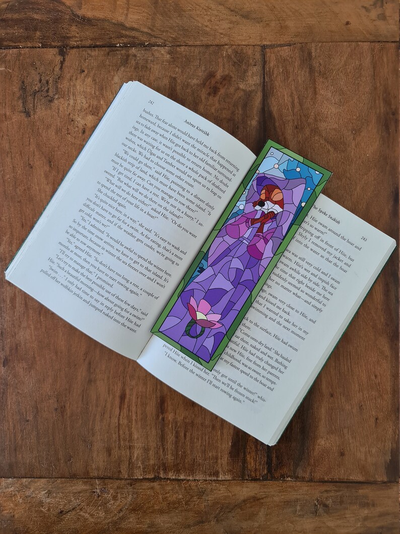 Maid Marian Bookmark Disney Robin Hood Love Goes On and On | Etsy