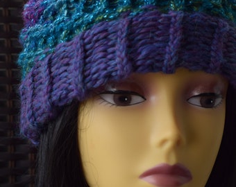 Prism Swirl ~ Beanie Hat Looming Base Graph Pattern
