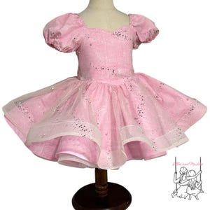 Popular Pink Bubble Dress, Glinda Costume Cosplay for kids