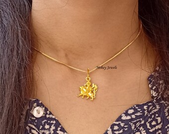 Buy Gold Durga Pendant Online In India 