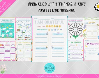 Sprinkled with Thanks: A Kid’s Gratitude Journal