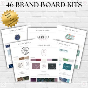 Canva Branding Kit | DIY Logo, Color Palette & Fonts | PLR + MRR Digital Template