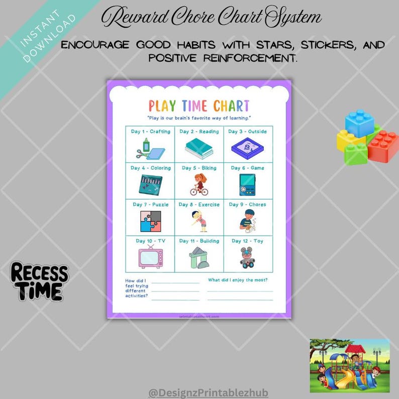 My Daily Chore Chart: Fun, Easy & Rewarding Way for Kids to Build ...