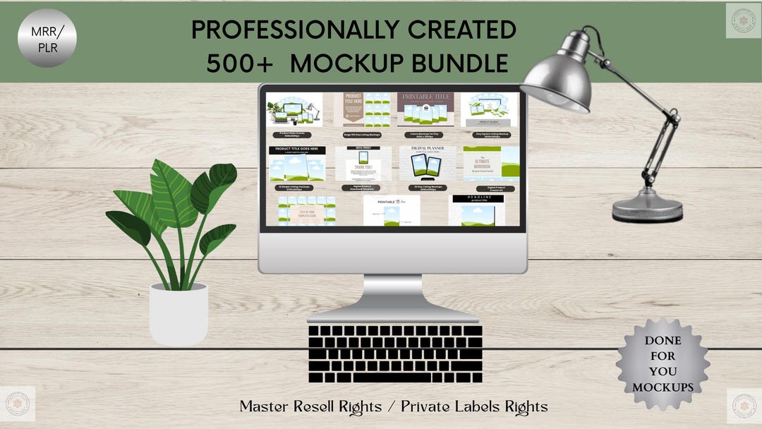Mega Bundle of 500+ Etsy Mockup Canva Templates | Editable, Digital ...