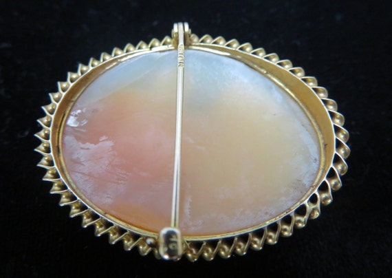 Cameo Brooch set in 10 kt gold - image 7