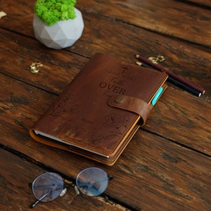 Funda de cuero para Biblia para hombre, funda grabada para regalo de abuelo, regalos para ancianos de la iglesia, funda para la Santa Biblia KJV, regalos cristianos