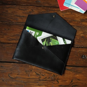 Leather Document Folder Personalized, Portfolio a4, Work Paper Case, Custom Document Envelope, Office Sleeve, New Job Gift, Gift for Teacher
