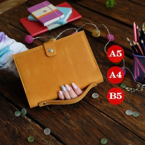 Funda para cuaderno Hobonichi Cousin, funda para libreta A5, funda rellenable personalizada A4 B5, Leuchtturm1917, agenda Moleskine, funda de cuero para diario