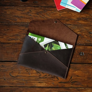 Portadocumentos de cuero grabado, carpeta A4 personalizada, sobre para documentos de oficina, funda para tableta, regalo para compañeros de trabajo, regalo para papá
