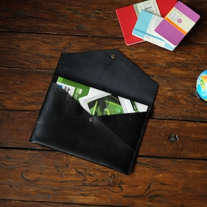 Cartella portadocumenti in pelle personalizzata, custodia per documenti da lavoro A4, busta portadocumenti personalizzata, custodia per ufficio, regalo per nuovo lavoro, regalo per insegnante