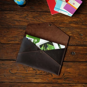 Leder-Dokumentenumschlaghalter A4, benutzerdefinierter Bürodateiordner, personalisierte Tablet-Hülle, Mitarbeitergeschenk, Vatergeschenk