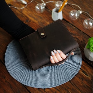Carpeta de anillas personalizada con logotipo, carpeta de cuero A5 A4, cuaderno personalizado, agenda con tapa dura, diario recargable, regalo para jefe o papá.