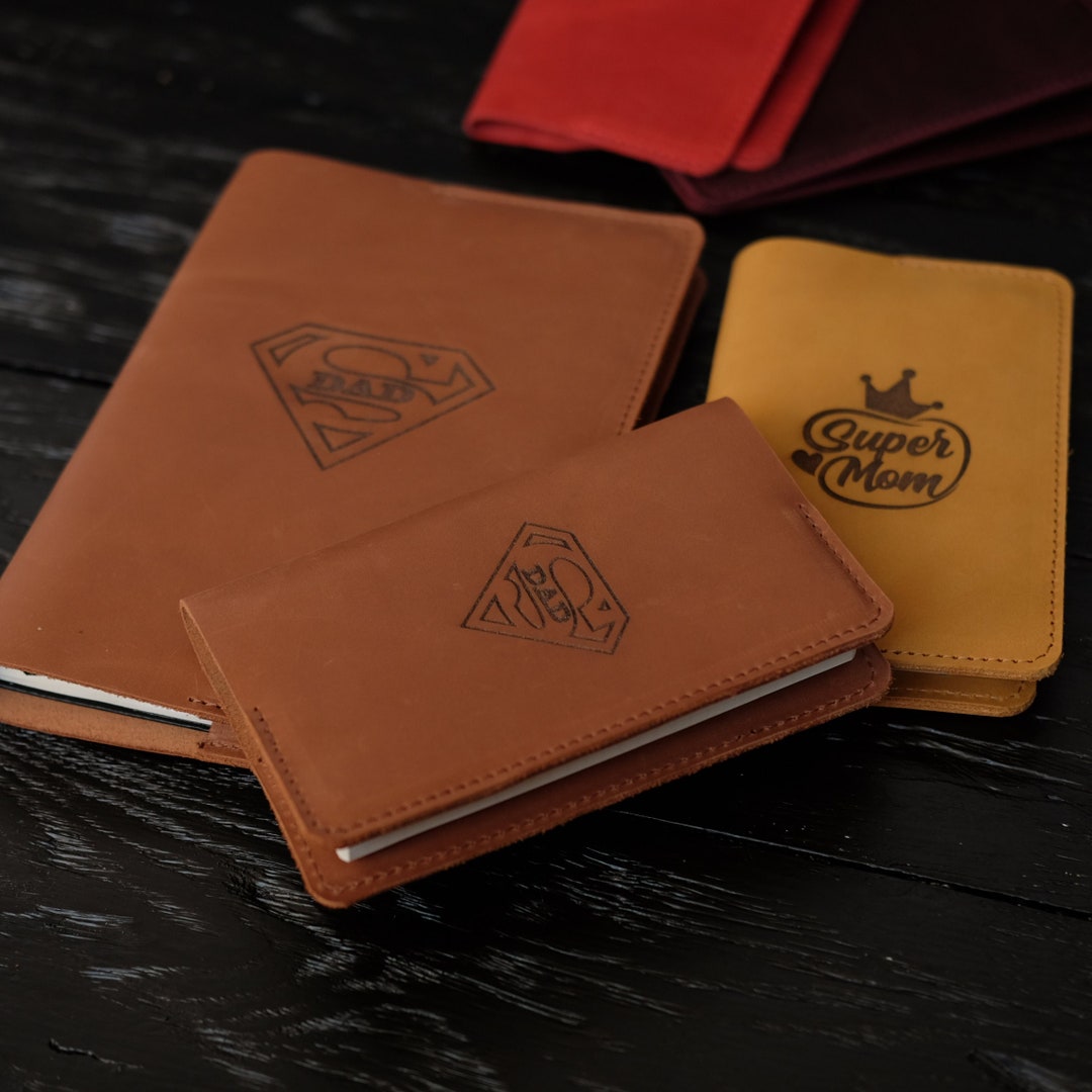 Leather Notebook Cover, A6 Stalogy Cover, Planner Cover A4 A5 A6 B5 B6