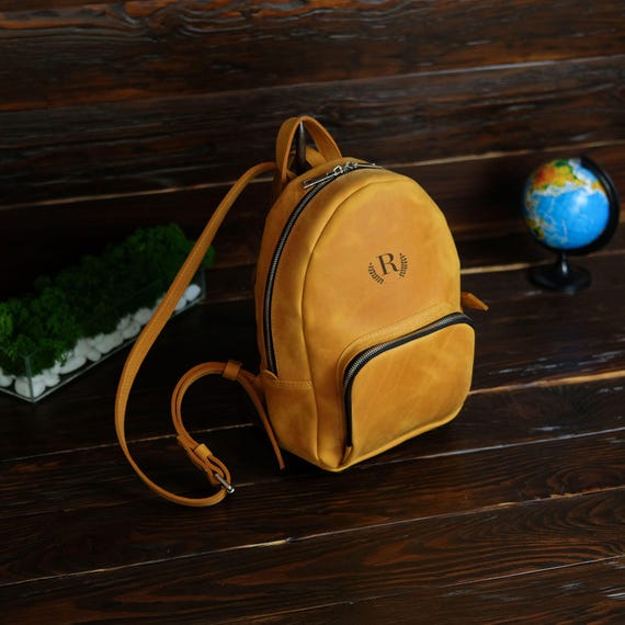 distressed leather backpack purse Funky Bag – iLeatherhandbag access to your keys or phone!) Womens Distressed Leather Backpack Purse