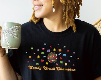 Candy Crush t-shirt, Christmas gift for Candy Crushers, Holiday gift, Candy Crush gift, Candy Crush Champion