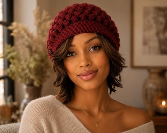 Clustered Berries Beanie Hat