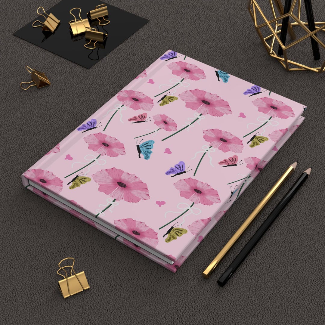 Playful Spring Blooms Floral Notebook | Cute Flower Journal for Reading ...