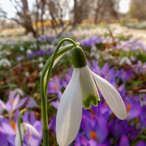 Schneeglöckchen trifft Krokus