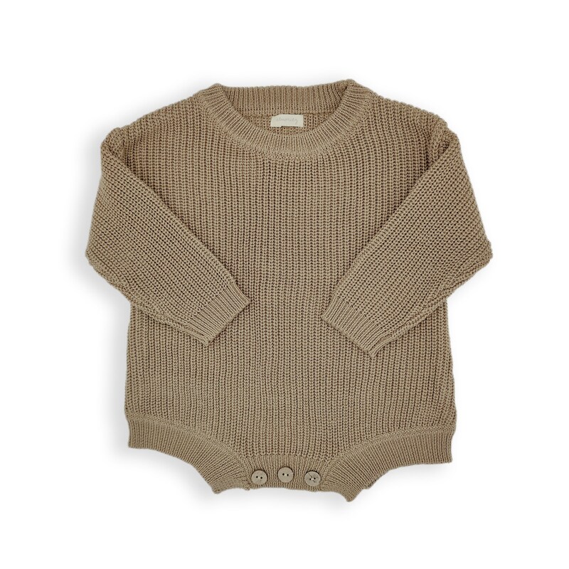 Brown Baby Romper