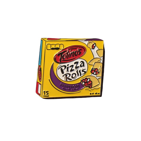 Pizzabrötchen Emaille Pin
