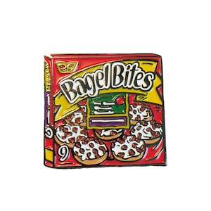 Bagel Bites Enamel Pin