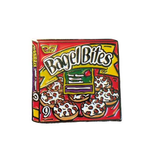 Bagel Bites Emaille Pin