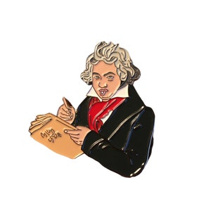 Beethoven Enamel Pin