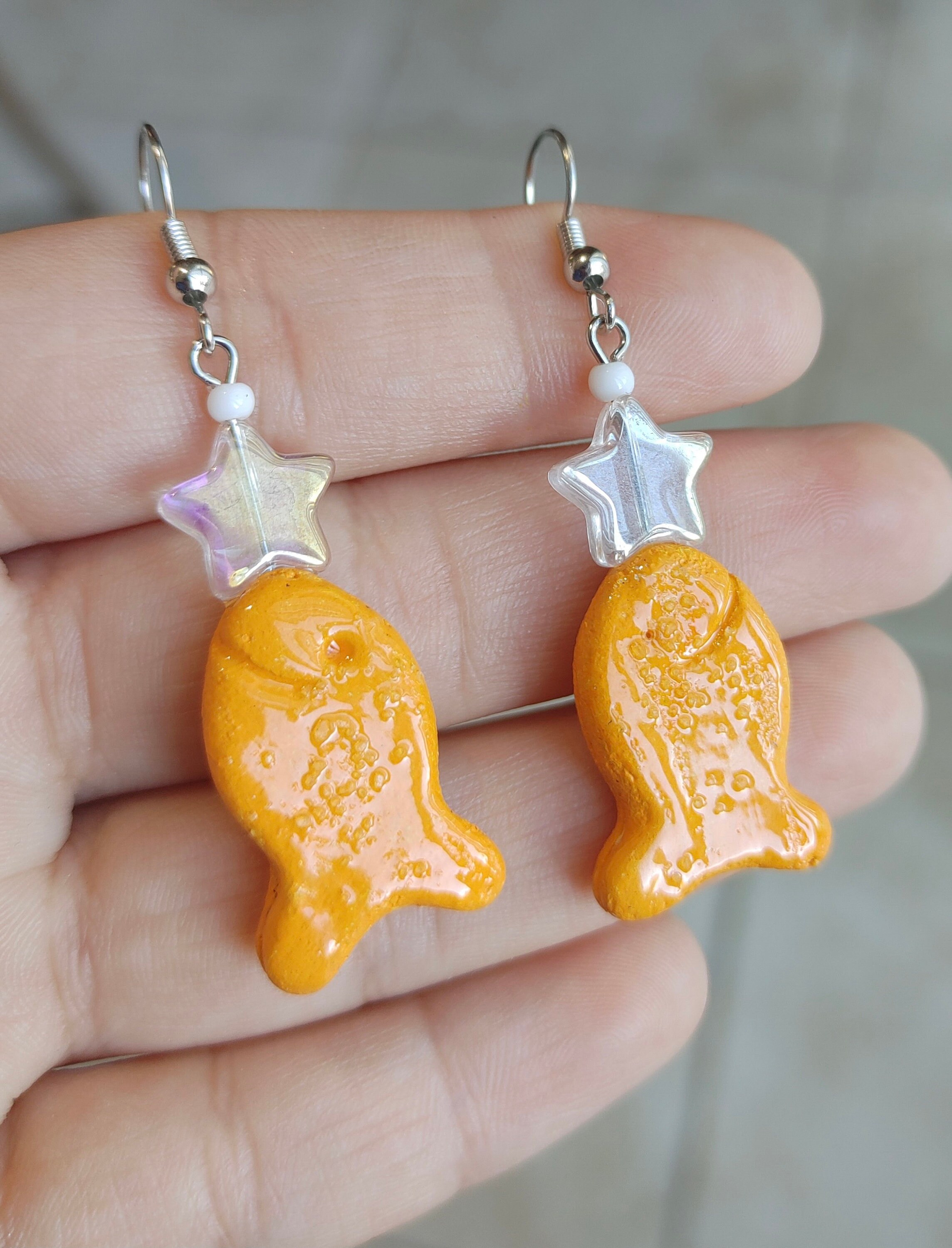 Goldfish cracker deals earrings