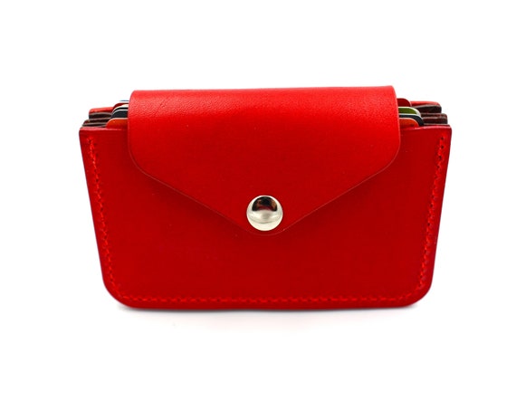 Bright hot sale red wallet