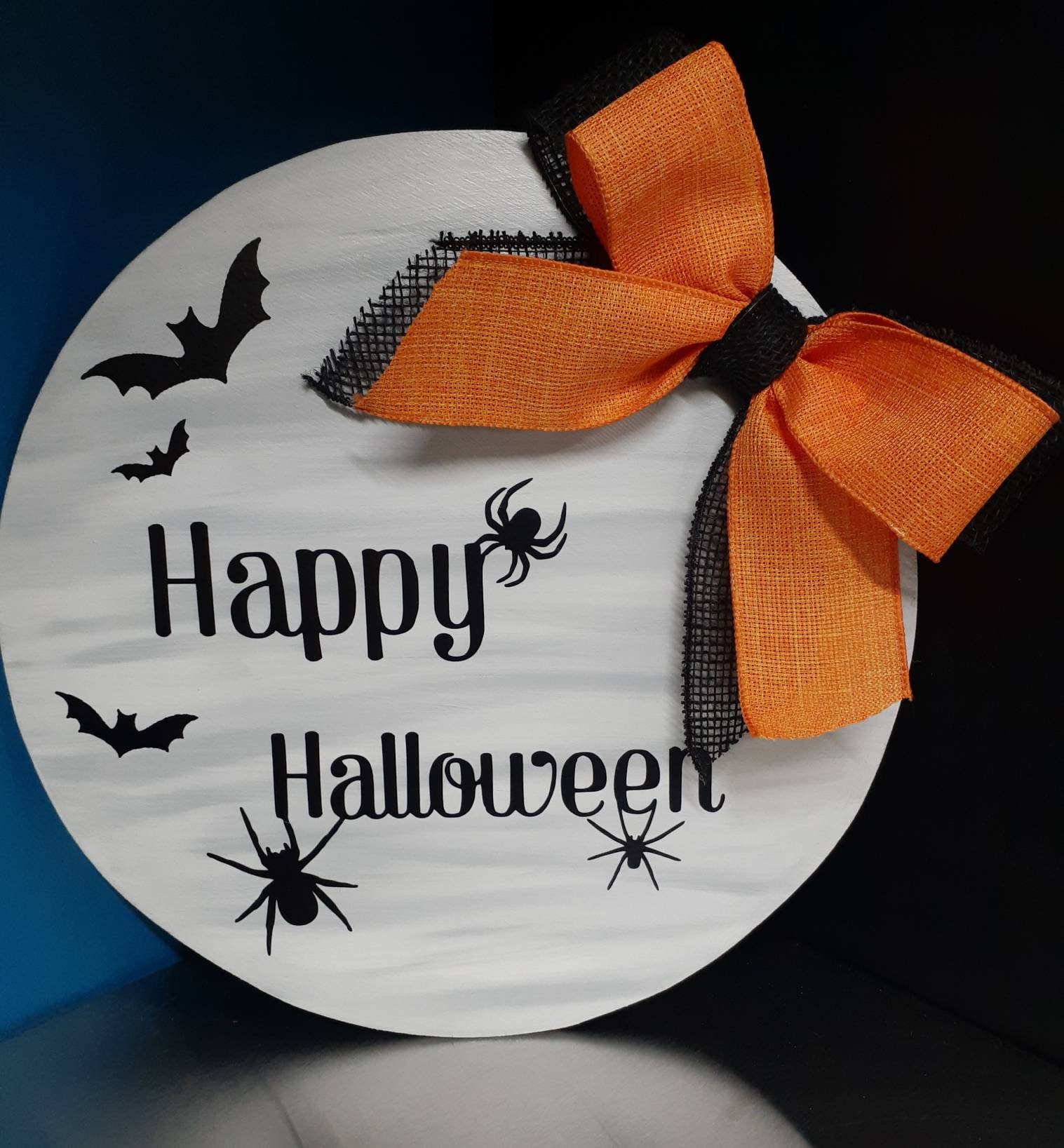 Large Halloween door hanger | Etsy