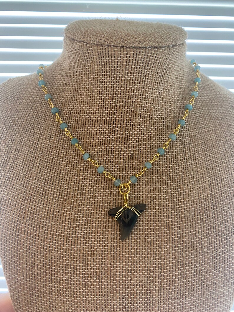 Real Shark Tooth Necklace Tiger Shark Tooth necklace shark tooth choker women\u2019s shark tooth necklace fossilized shark tooth