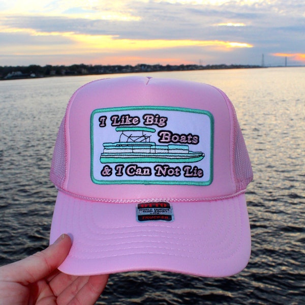 I Like Big Boats Trucker Hat