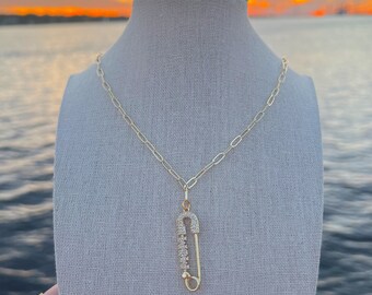 Mama - Collana da donna placcata in oro 18 carati, in acciaio inossidabile, delicata collana per la mamma, regalo memorabile per la mamma, Placcato oro, Nessuna pietra preziosa