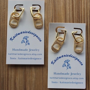 18K Gold Plated Soda Cap Huggies / Gold soda cap earrings / soda cap charm jewelry / soda tap earrings