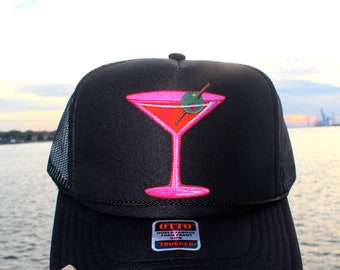 Martini Glass Trucker Hat