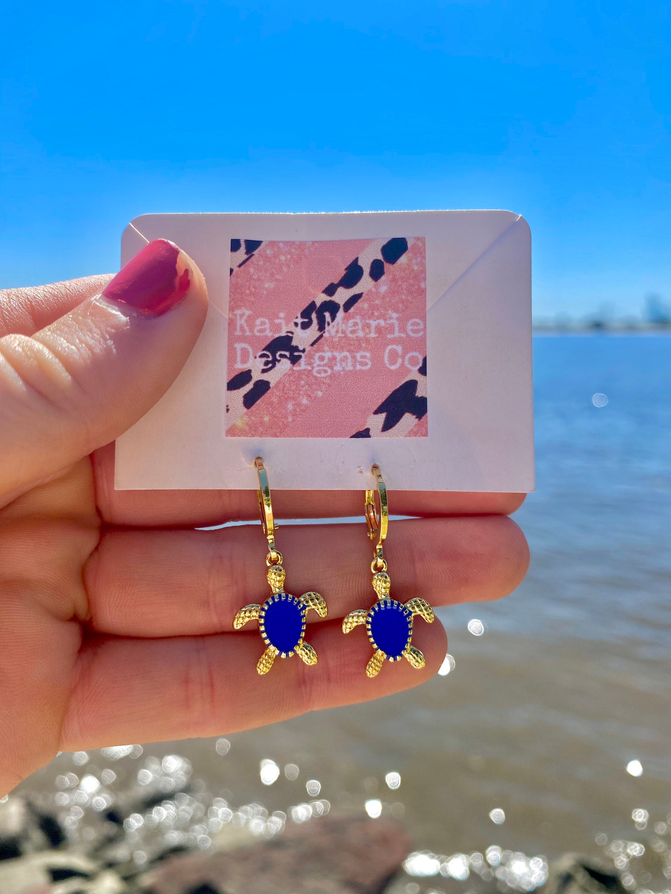 Inilbran Orecchini Tartaruga Boho Orecchini A Perno Tartaruga Marina D'oro Orecchini Tartaruga Acrilica Vintage Orecchini Tartaruga Minimalista Orecchini Da Spiaggia Per Donne E Ragazze