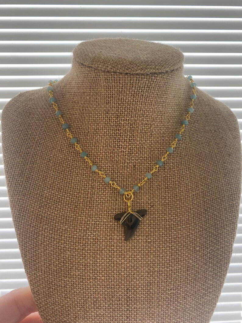 Real Shark Tooth Necklace Tiger Shark Tooth necklace shark tooth choker women\u2019s shark tooth necklace fossilized shark tooth