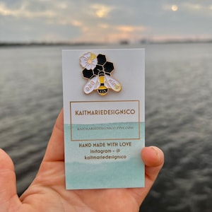 Bee Kind nurse badge pin, bee nursing badge pin, peds nurse badge pin, badge pin