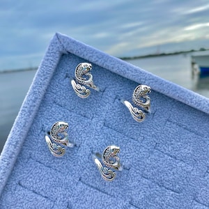 Antique Silver Fish Ring
